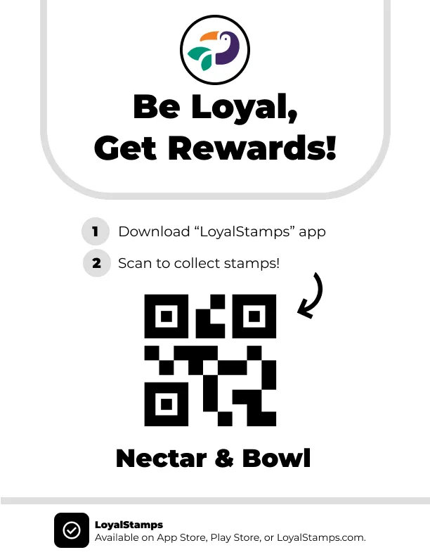LoyalStamps Table Stand QR Code Template 7